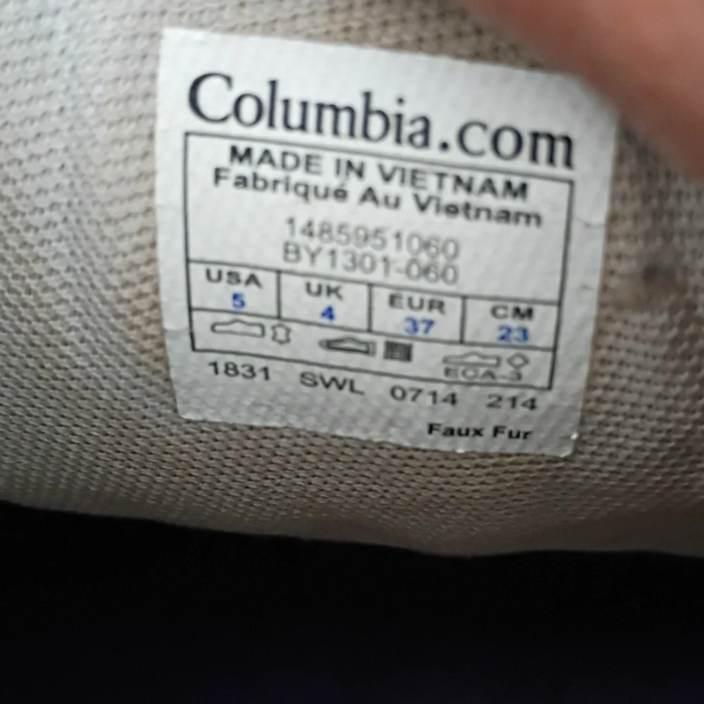 Columbia Gray and Pink Snow Boots